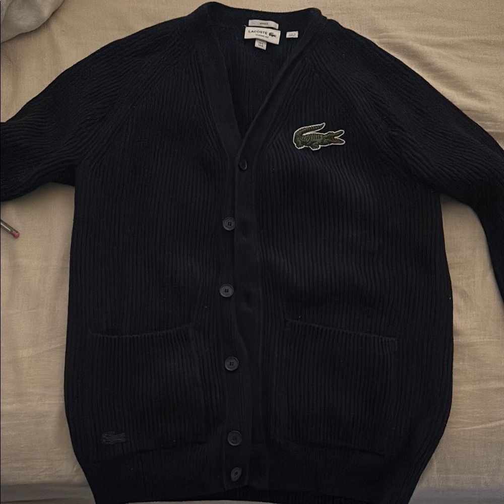 Lacoste navy blue Cardigan